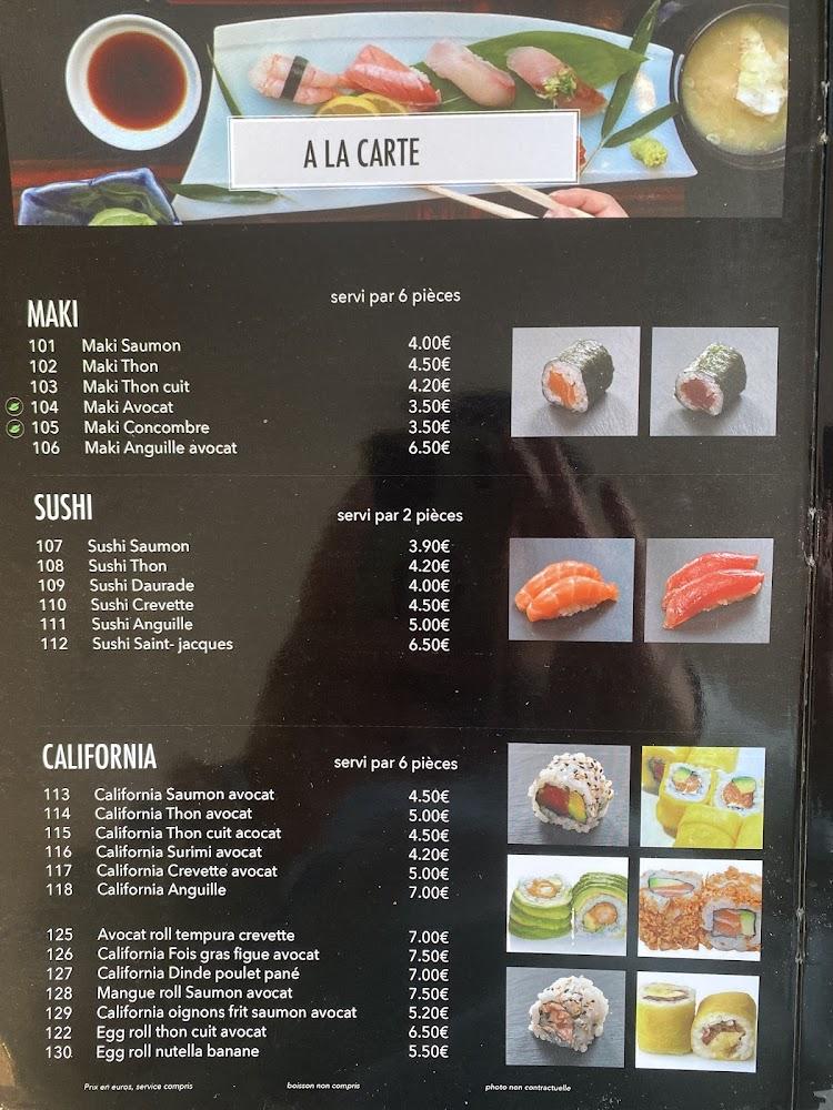 ZEN SUSHI - Menu Image 1